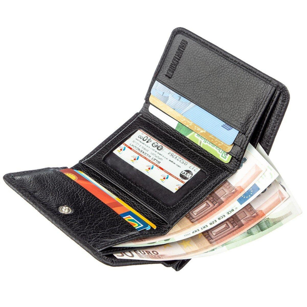 Кошелек для женщин из кожи Черный (ST Leather) Киев - изображение 3