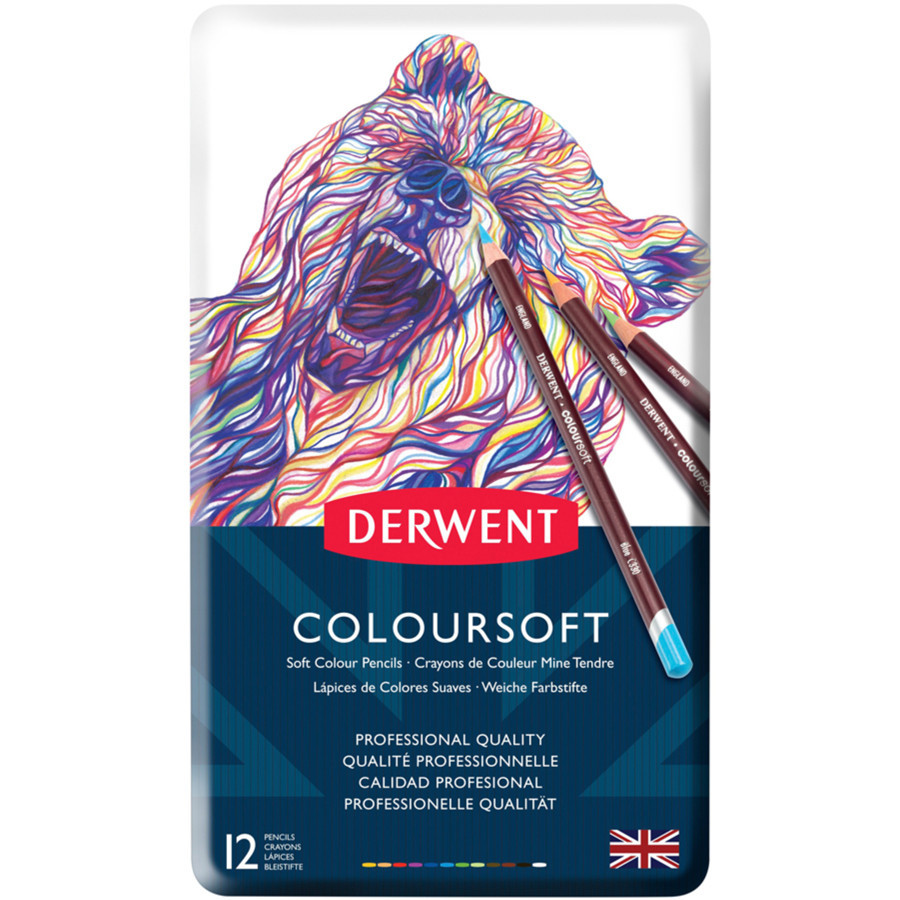 Кольорові олівці Coloursoft 12кол Derwent Київ - фото 1