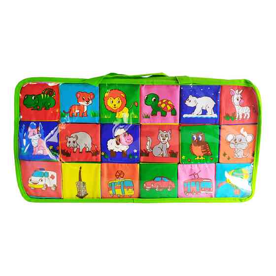 Набор мягконабивных кубиков 3 в 1 MC 090601-16, 18 шт Винница