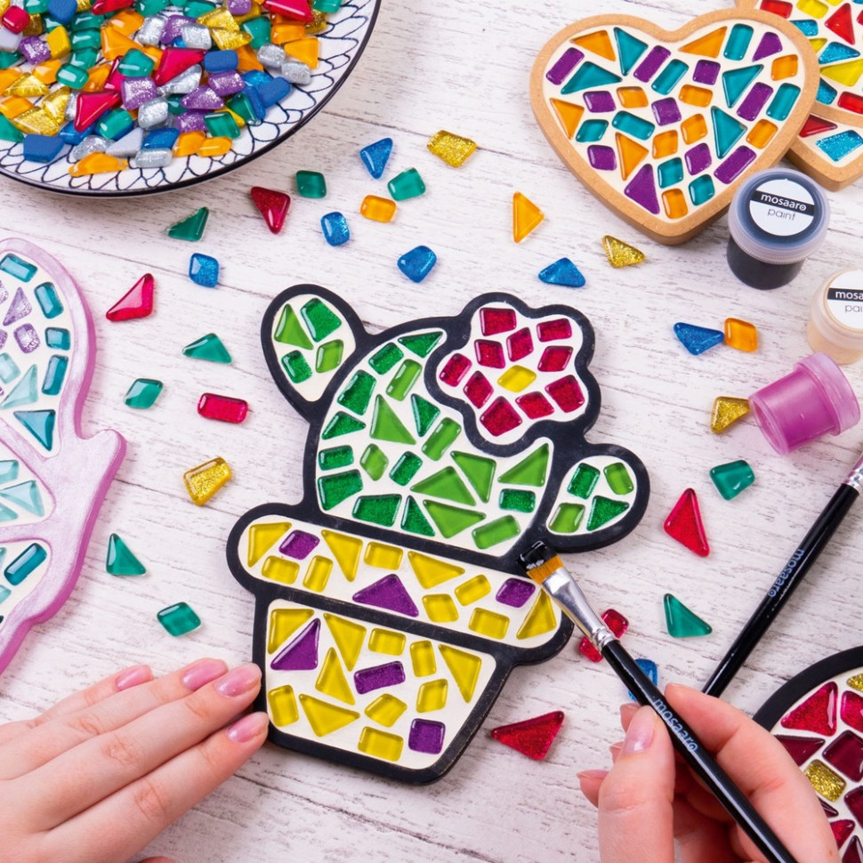 Дитячий набір для творчості кришталева мозаїка "Кактус" MA2006 Вінниця - фото 2