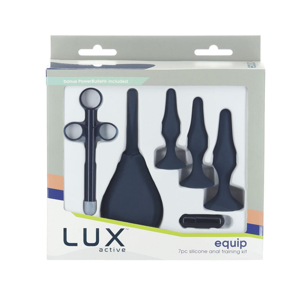 Набор анальных игрушек для новичков Lux Active – Equip – Silicone Anal Training Kit Sex Aura Киев - изображение 1