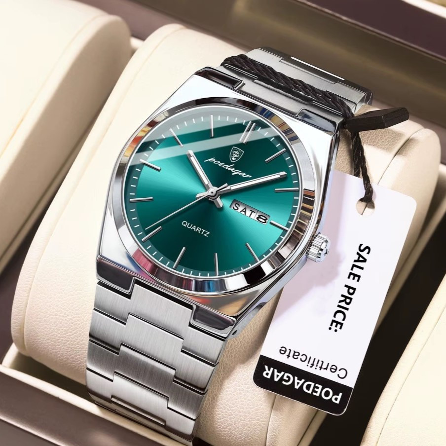 Годинник чоловічий наручний Poedagar Teodor Teal Сріблястий Вінниця - фото 8