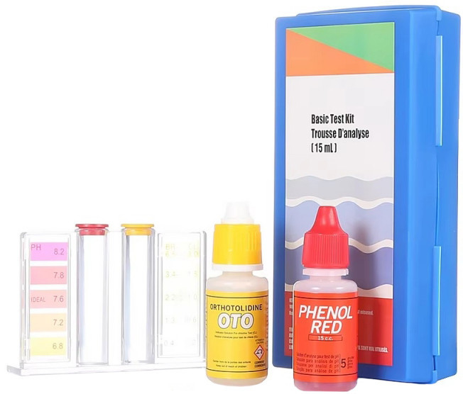 Крапельний тестер для басейну AquaDoctor Basic Cl/pH Київ - фото 1