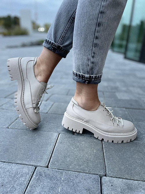 Olli Туфлі жіночі OLLI T-306-Астра кофе (весна-осінь, шкіра натуральна) (4792) Коломия - фото 4