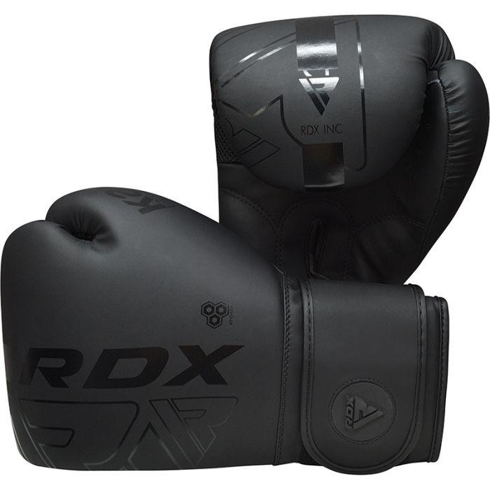 Боксерські рукавички RDX F6 Matte Black 14 ун. Київ - фото 8