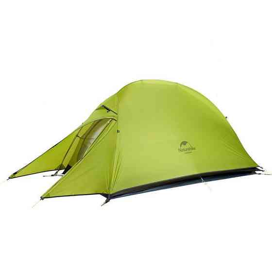 Надлегкий одномісний намет з футпринтом Naturehike Cloud Up 1 Updated NH18T010-T 210T (Зелений) Вінниця