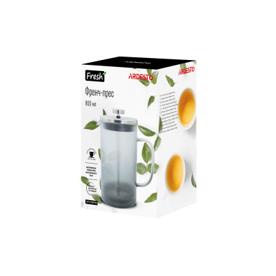 Френч-пресс Ardesto Fresh 800 мл Grey (AR1108PFM) Винница - изображение 2