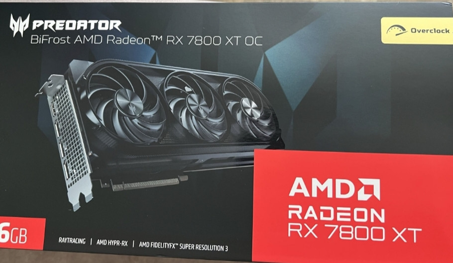 Видеокарта RX 7800xt oc 16Gb. Predator Bifrost. Киев - изображение 7