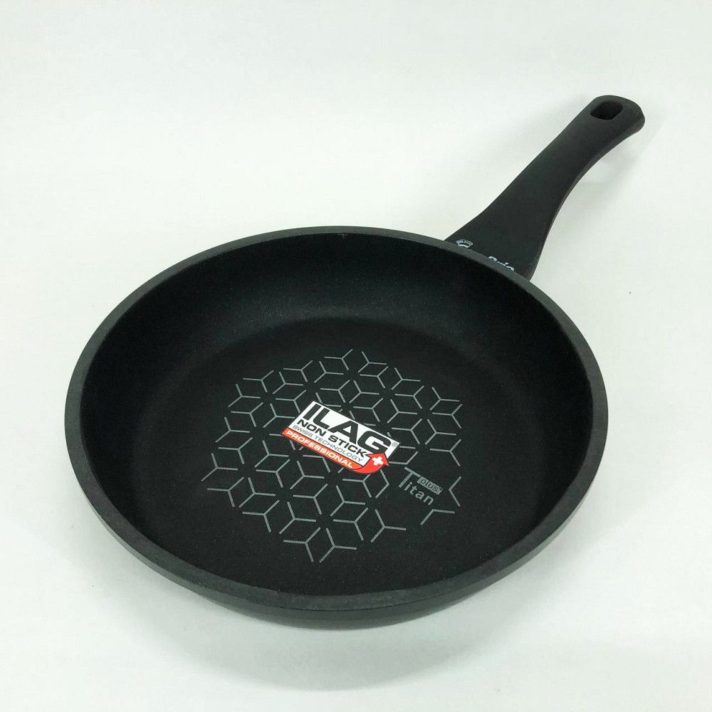 Зручна сковорода для щоденного використання Con Brio СВ-2425 24 см, Нова алюмінієва сковорода ZB-77 Львів - фото 4