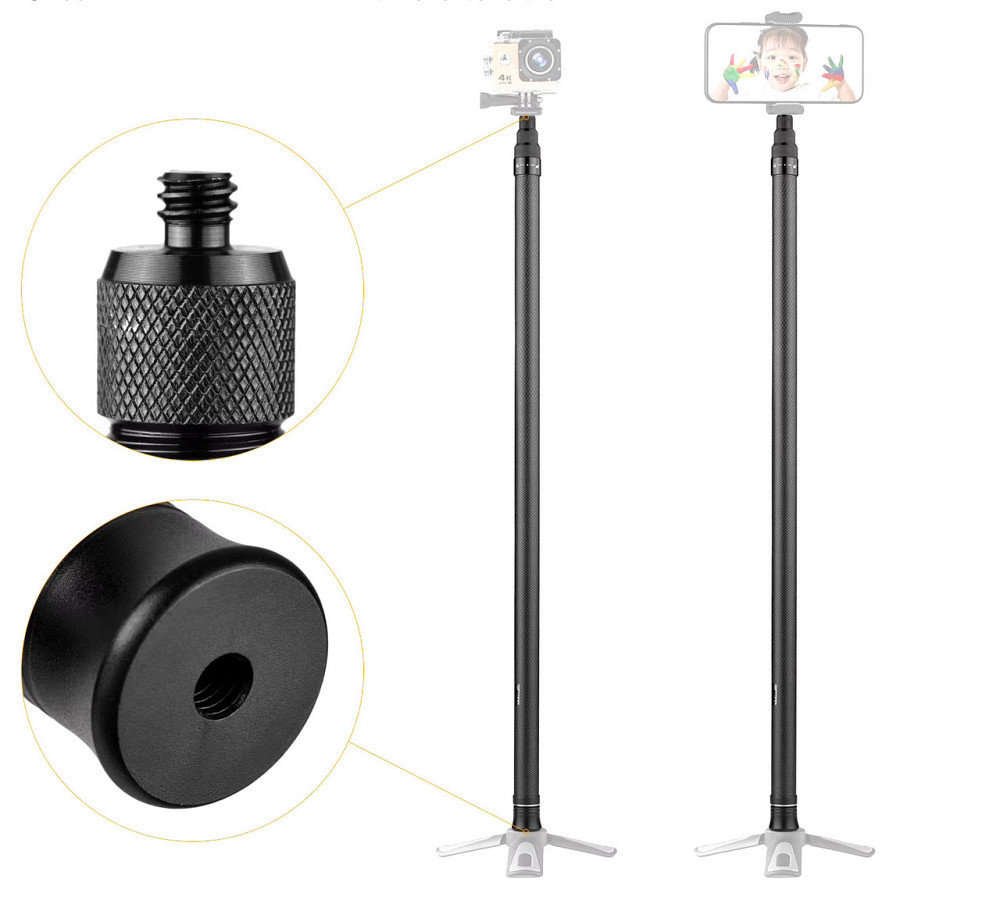 Монопод невидимий для Insta360 карбоновий 62-300см AC Prof CF-302 Київ - фото 4