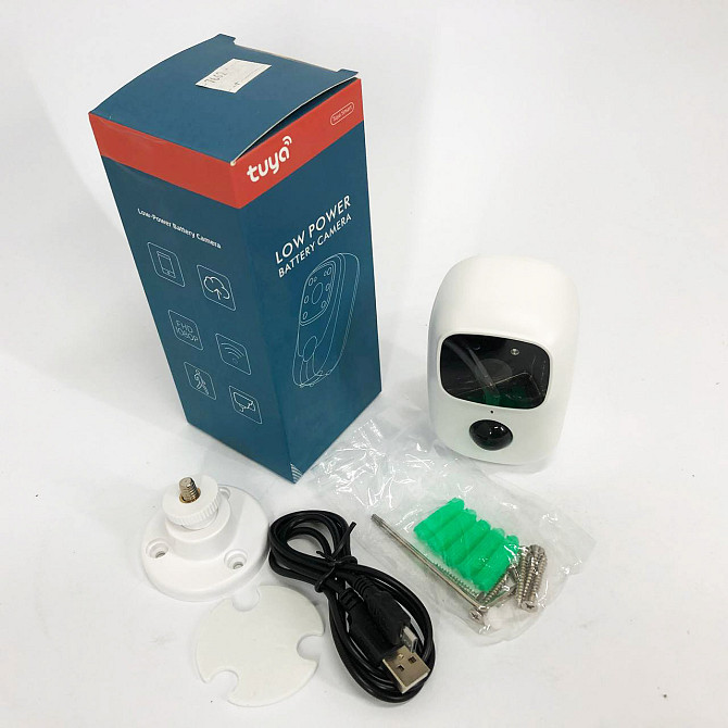 Наружная камера видеонаблюдения Smart wifi Tuya, Уличная камера видеонаблюдения с записью на sd-карту VR-17 Львов - изображение 2