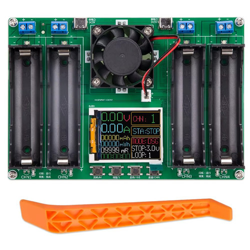 Тестер емкости и сопротивления аккумуляторов 18650 с дисплеем Киев - изображение 2