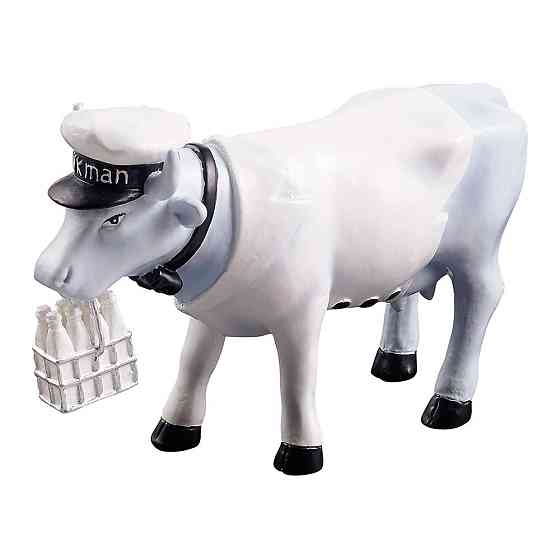 Статуэтка корова Vaca Milkman (Size S) коллекционная Белый Киев