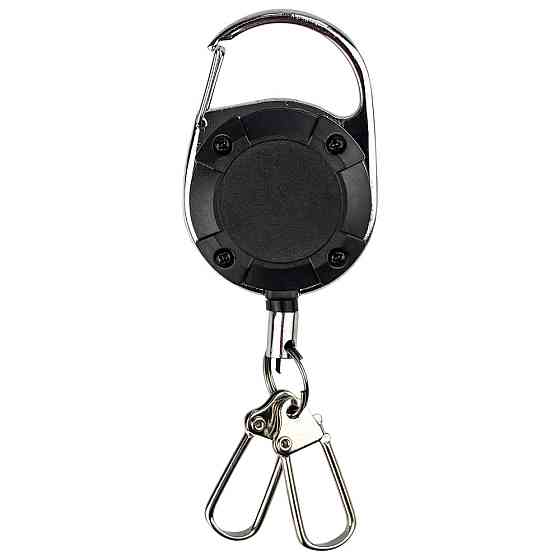 Брелок ретрактор SEVEN TBC-103 Black Київ