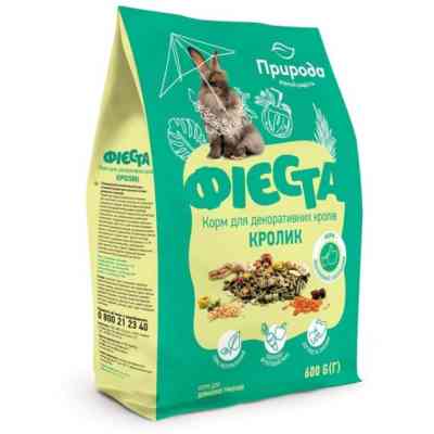 Корм для гризунів Природа Фієста «Кролик» 600 г (4823082413874) Вінниця
