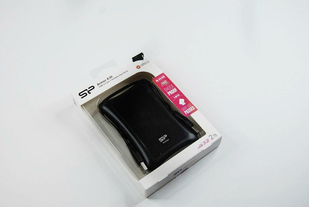 PHD External 2.5'' SiliconPower USB 3.2 Gen. 1 Armor A30 2Tb All Black Киев - изображение 2