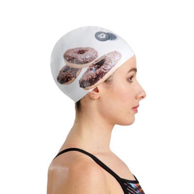 Шапка для плавания Arena HD Cap 005572-201 пончики Уні OSFM (3468336776476) Винница - изображение 3