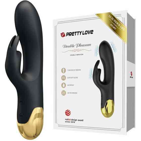 Вибратор с клиторальной стимуляцией Pretty Love « Double Pleasure » BI-014626 Sex Aura Киев