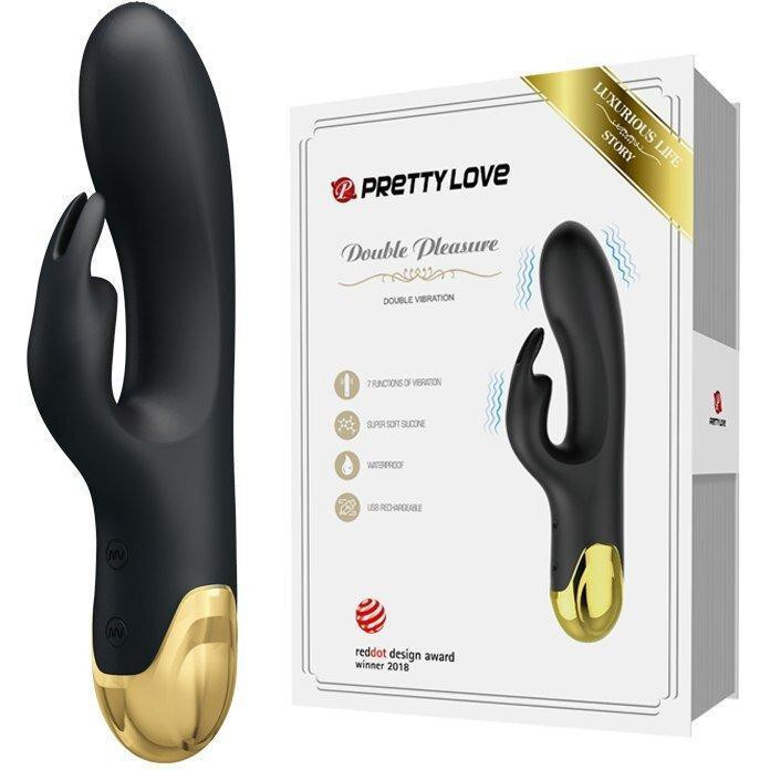 Вибратор с клиторальной стимуляцией Pretty Love « Double Pleasure » BI-014626 Sex Aura Киев - изображение 1