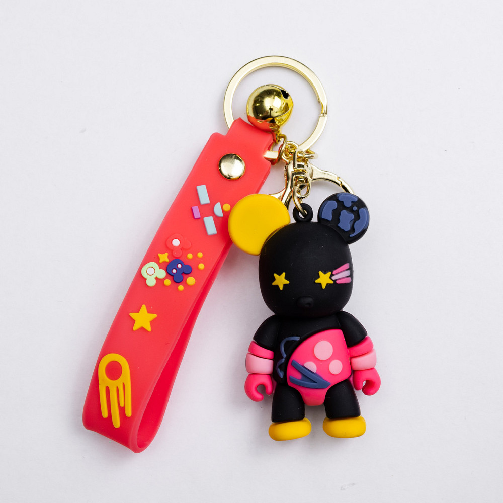 Дитячий брелок Bearbrick 4×6.5 (см) для ключів, на сумку і рюкзак (рандом) HP-55-28 Коломия - фото 4