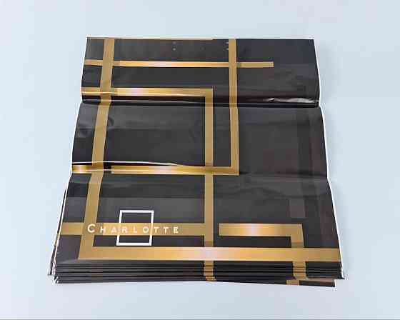 Полиэтиленовый пакет (40х40) с пластиковой ручкой