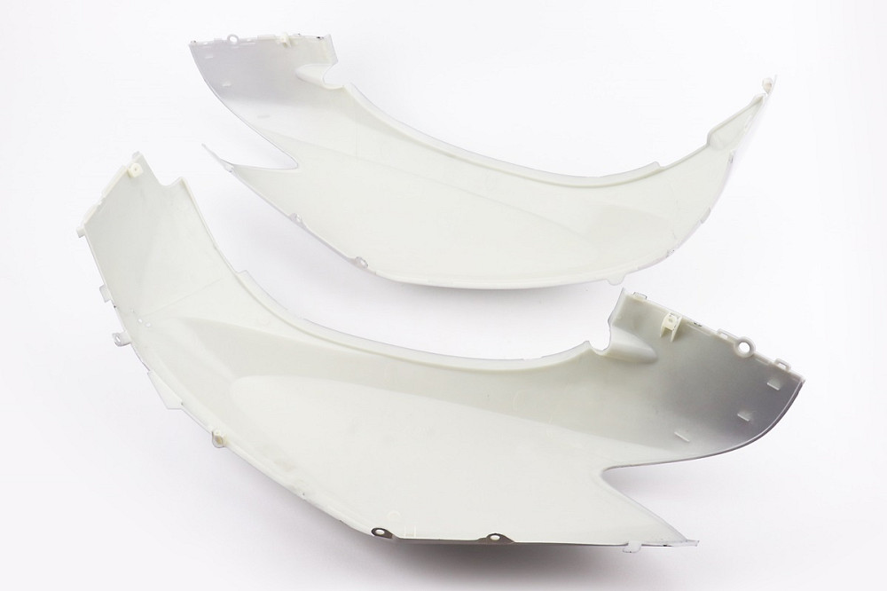 Honda DIO AF-56/57 пластик - верхній бічний лів+прав к-кт-2шт, СІРИЙ Киев - изображение 2