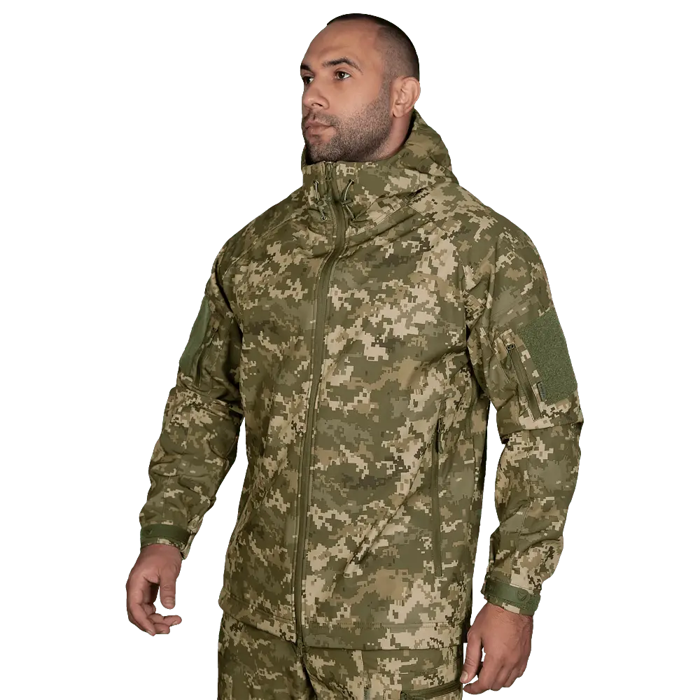 Куртка мужская теплая CM Stalker SoftShell (Пиксель) M Винница - изображение 2