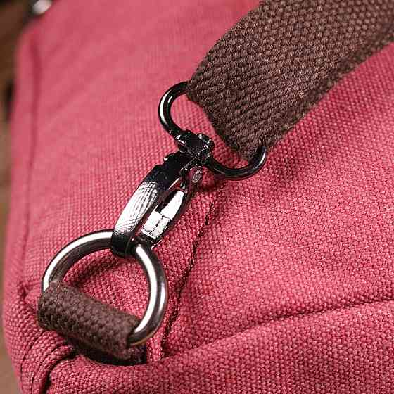 Оригинальный рюкзак из текстиля 21256 Vintage Малиновый Киев