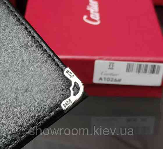 Мужское брендовое портмоне Cartier (1026) Киев