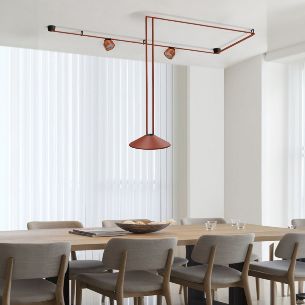 Дизайнерські підвісні треки - трансформери Коричневий VALESO Композиція - 15 Коломия - фото 1