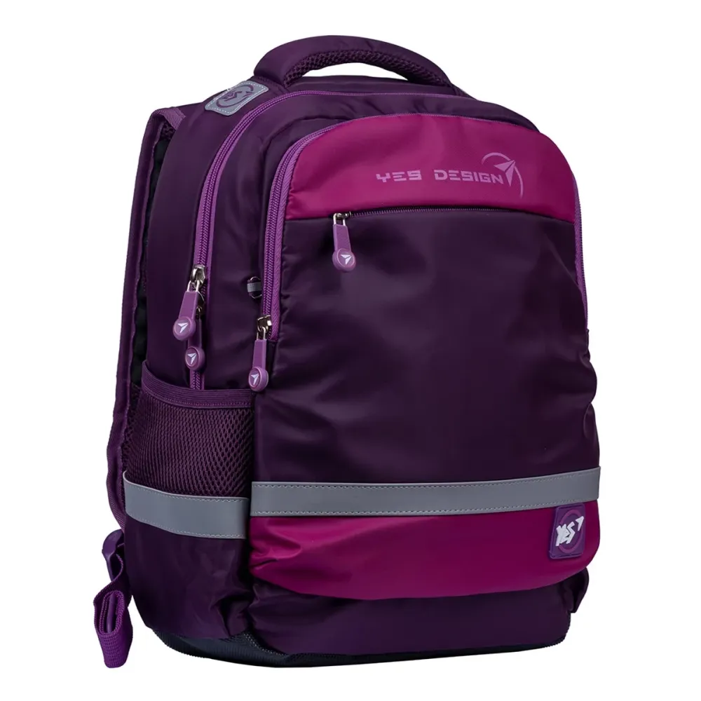 Рюкзак шкільний "Yes" S-52 556126 Ergo "Yes style" синій/бузковий, шт Київ - фото 1
