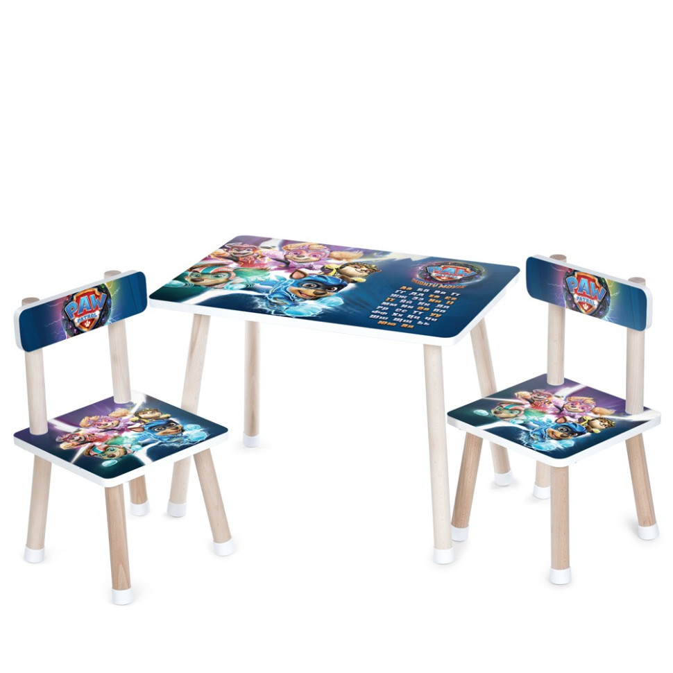 Дитячий столик M 501-18 стільниця 60 х 40 см, 2 стільчики Вінниця - фото 1