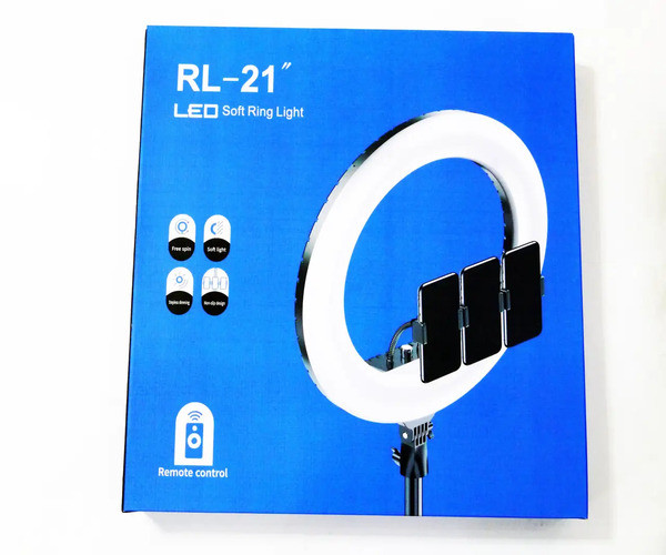 Мощная кольцевая LED лампа RL-21 54см 220V Киев - изображение 5