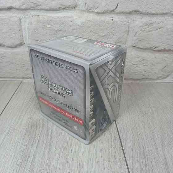 Зажигалка 3X прорезиненная черная уп/50шт Харьков