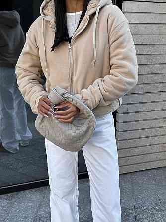 Жіноча тепла повсякденна худі з блискавкою фліс + Тедді Одеса