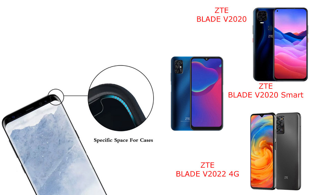 Захисне скло HyperGlass Pro для ZTE BLADE V2020, V2020 Smart, V2022 4G – максимальна чутливість та захист Київ - фото 3