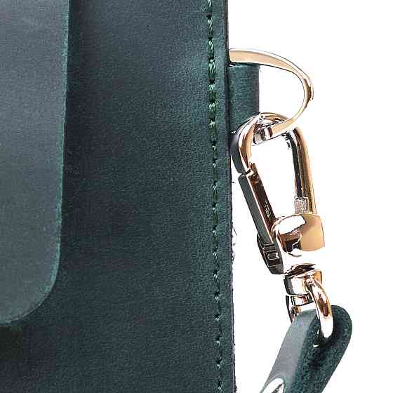 Винтажная матовая женская тревел-косметичка Shvigel 16430 Зеленый Киев