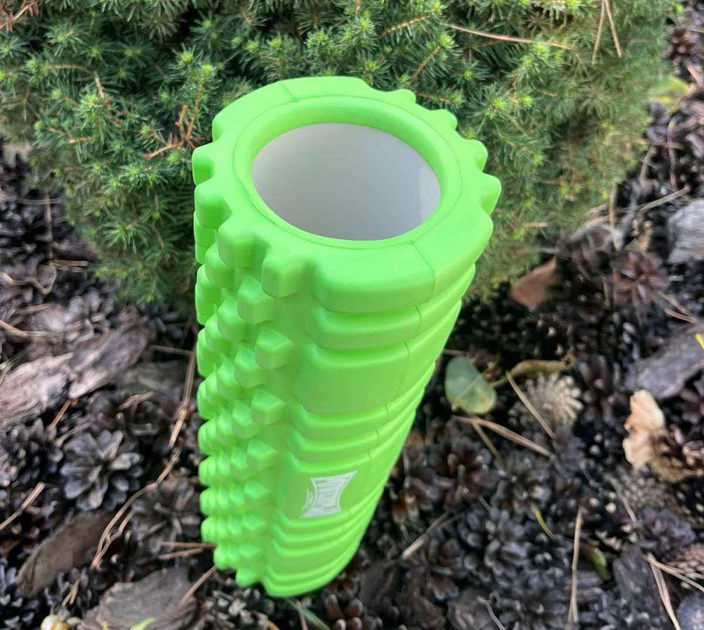 Масажний ролик (роллер) PowerPlay 4342 Massage Roller Зелений (30x10см.) Кам'янське - фото 8