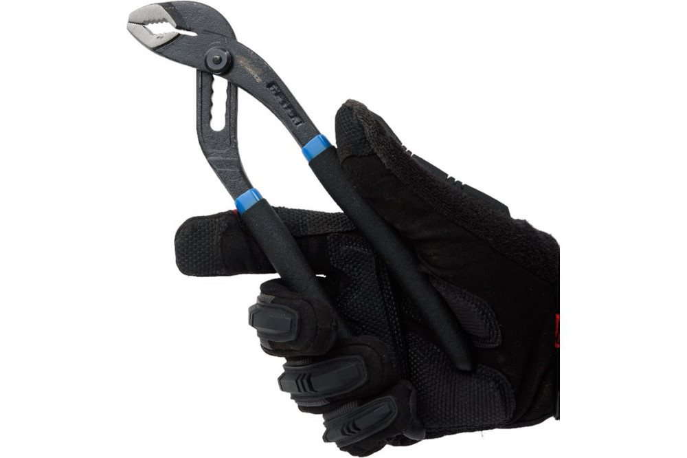 Пасатижі переставні з підтискною гайкою Cr-V 10 "-250мм, на пластиковому тримачі Одеса - фото 4