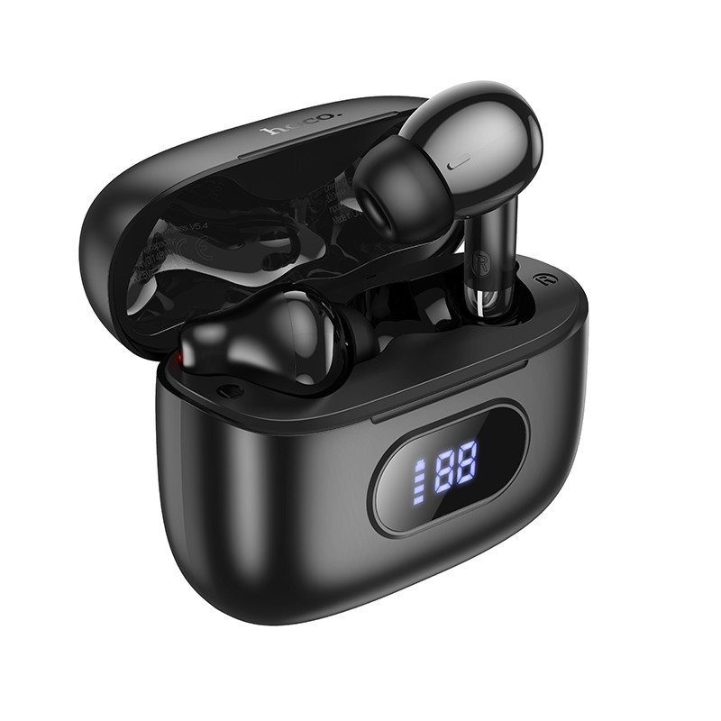 Беспроводные наушники HOCO EQ2 Plus bluetooth гарнитура LED дисплей на кейсе 6942007623636 Одесса - изображение 1
