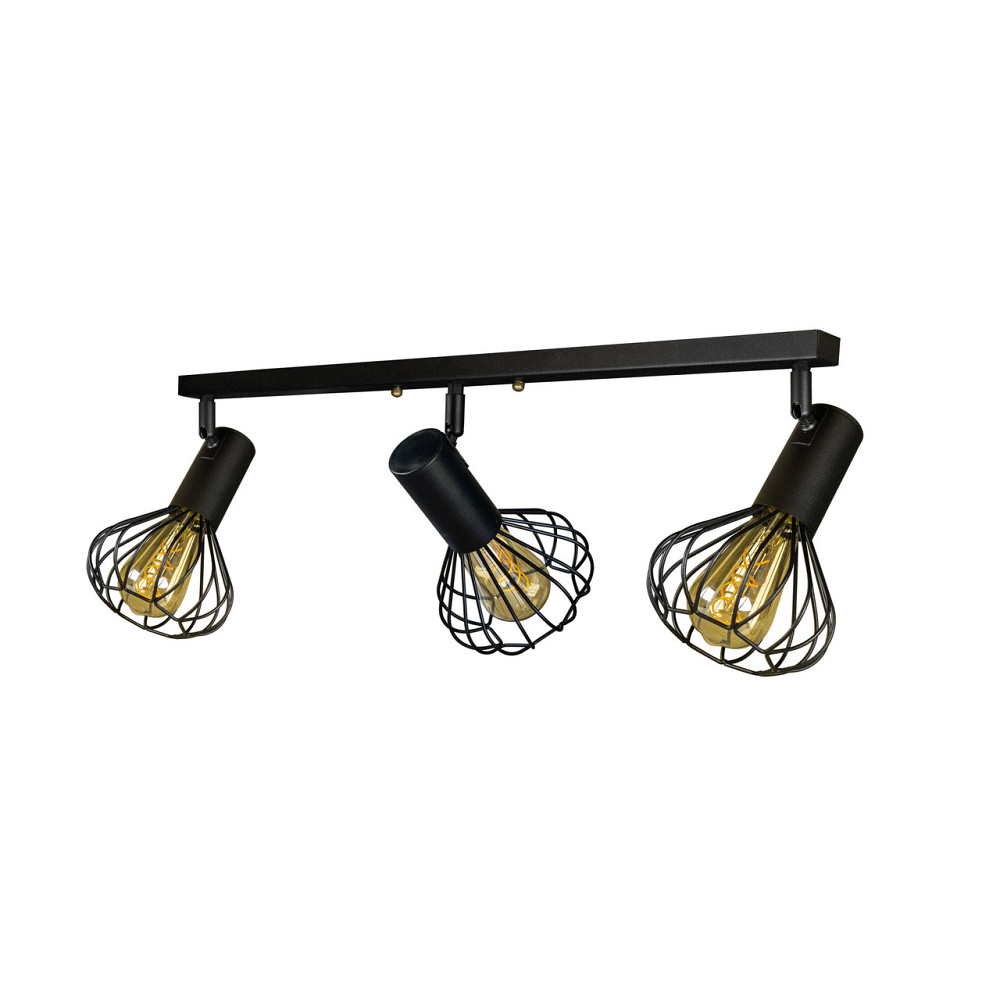 Стельовий поворотний світильник лофт Е27-3 Lotus NL 1415-3 Київ - фото 4