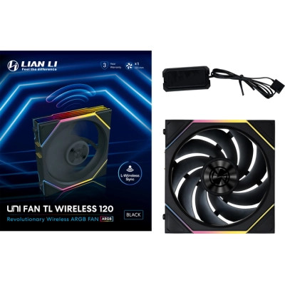 Кулер до корпусу Lian Li Uni Fan TL WIRELESS 120-1, Black (G99.12TL1W1B.00) Вінниця - фото 7