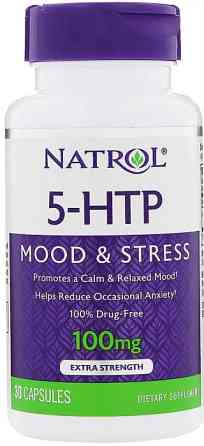 5-гідрокси L-триптофан Natrol 5-НТР 100 мг 30 капс Київ