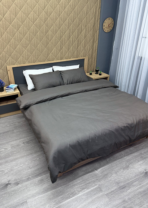 Комплект постельного белья, Decorator El Skin Полуторный 145х215 Темно-серый (88-072) Киев - изображение 3