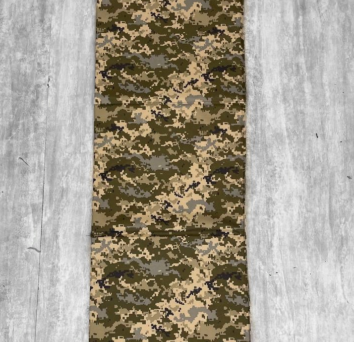 Сидушка потрійна карімат тактичний із кріпленням на пояс складний коврик каремат Піксель Одеса - фото 8