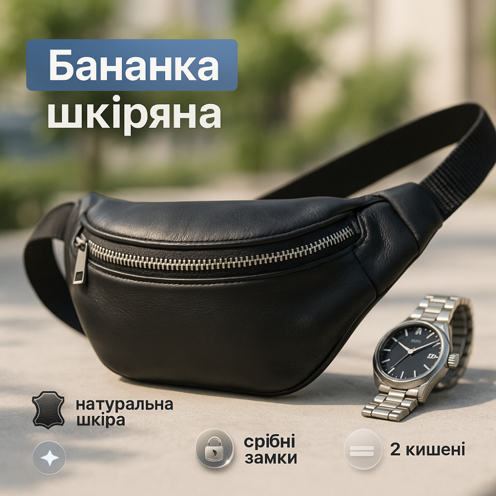 Универсальная бананка для мужчин и парней на змейке, Сумка бананка туристическая Вместительная VQ-64 Львов - изображение 16