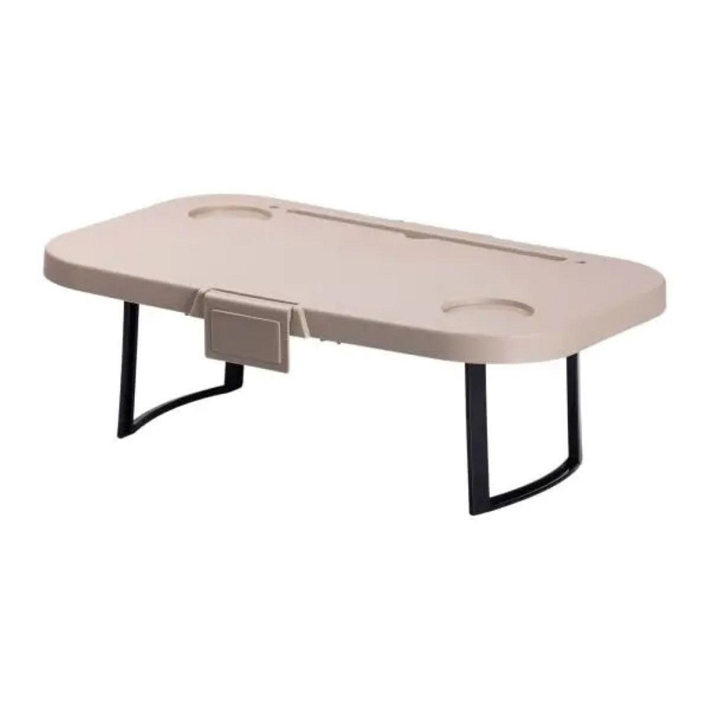 Складна корзина для пікніка з кришкою бежева 44.8х26х14 см Київ - фото 5