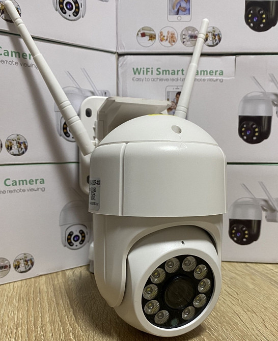 3G 4G із сімома картою Камера відеоспостереження ip wifi поворотна. Київ - фото 8