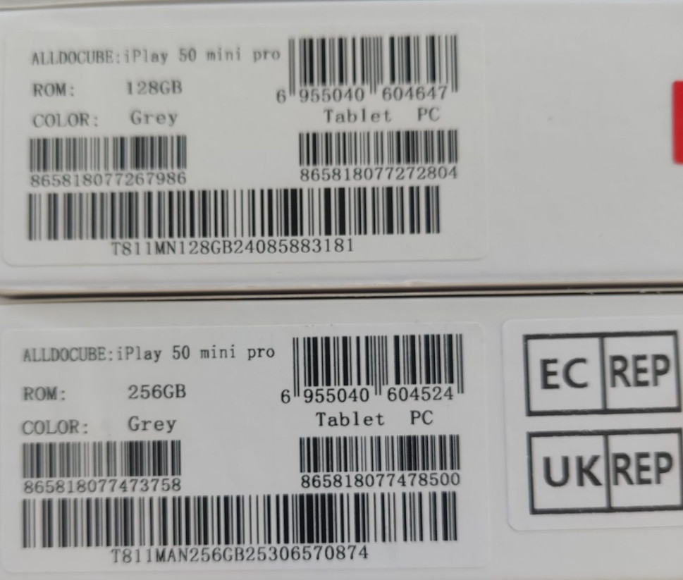 Alldocube iplay 50 mini pro 8/256 8.4