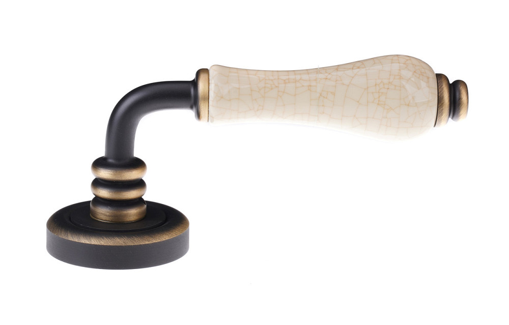 Ручка Linea Cali, модель DALIA бронза матовая/потреск. фарфор Киев - изображение 4